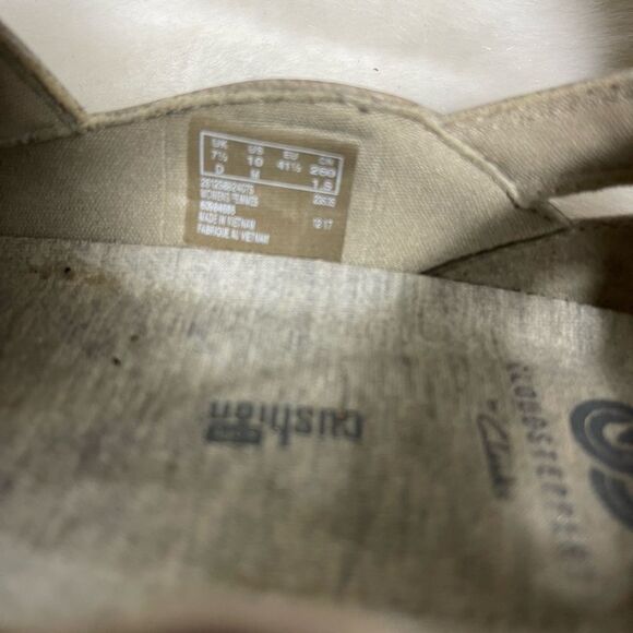 Clarks Cloudsteppers Sillian Khaki slip on shoes size 10. - Picture 10 of 10